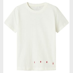 Name It T-shirt - NkmLibbo - Cloud Dancer/Paradise