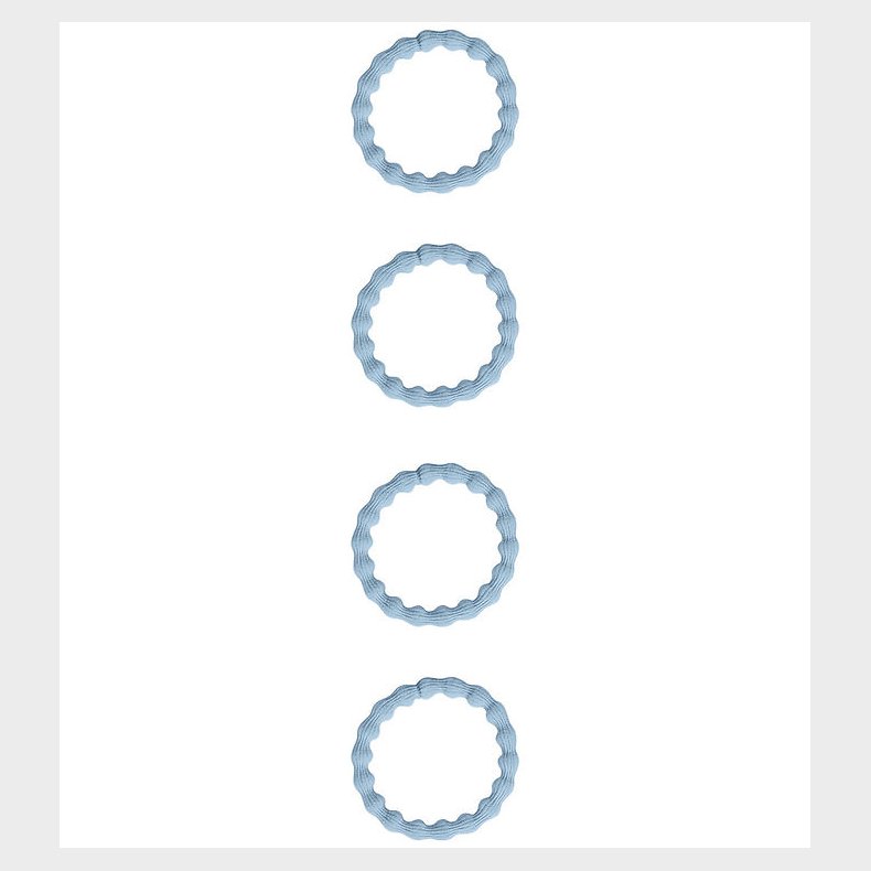 Name It Hrelastikker - 4-pak - NkfKarla - Dusty Blue