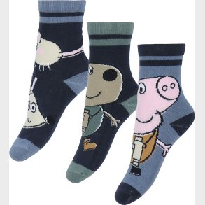 Name It Strmper - 3-pak - NmmOrla - Gurli Gris - Dark Sapphire