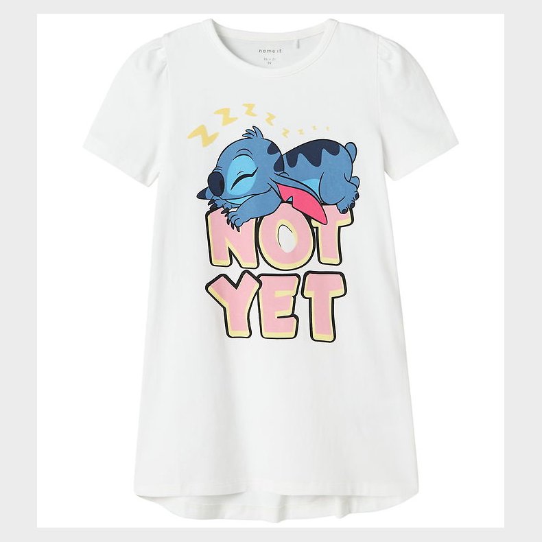 Name It Natkjole - NmfAsta - Stitch - Bright White