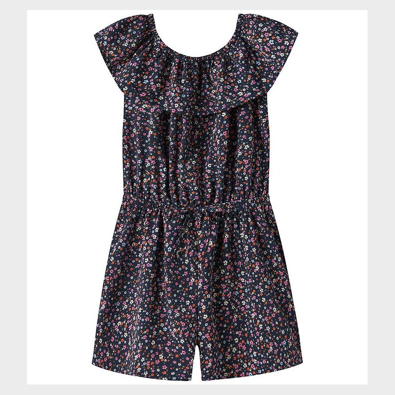 Name It Buksedragt - NmfVinaya - Navy Blazer/Color Flower