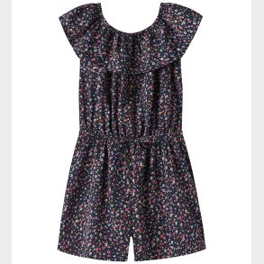 Name It Buksedragt - NmfVinaya - Navy Blazer/Color Flower