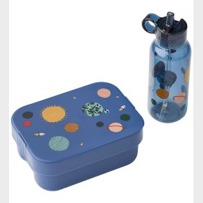 Liewood LunchBox Set - Chelsey Printed - Universe / Classic Navy