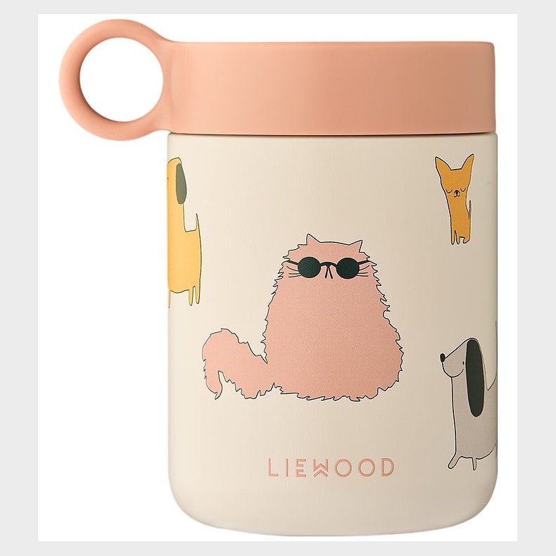 Liewood Madkasse - Kiani Printed - Cats And Dogs / Sandy