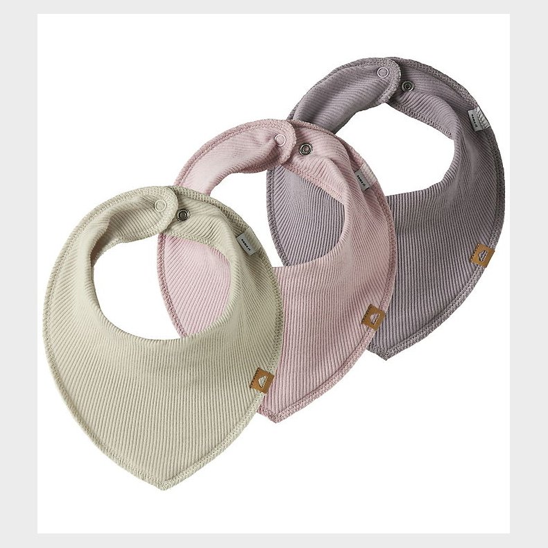 Name it Savlesmkke - 3-pak - NbfYvetteliona - Rosa/Lilla/Beige