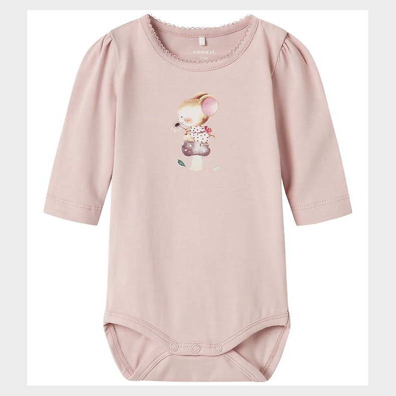 Name it Body l/� - NbfLotus - Burnished Lilac m. Print