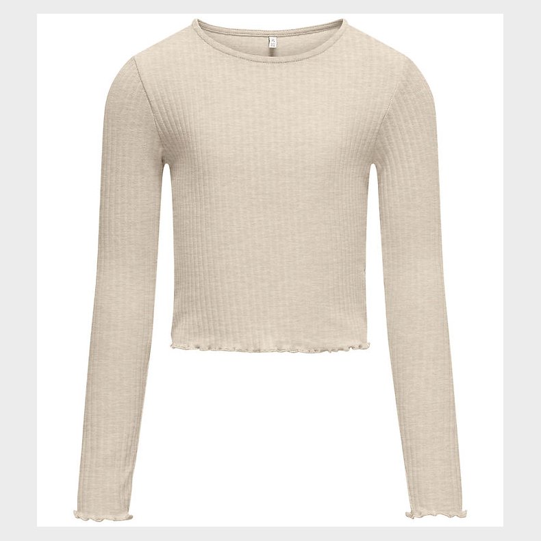 Kids Only Bluse - KogNella - Pumice Stone/Melange