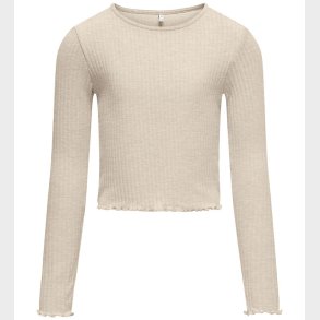 Kids Only Bluse - KogNella - Pumice Stone/Melange
