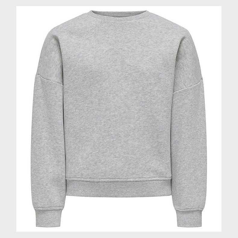 Kids Only Sweatshirt - KogSweat - Noos - Light Grey Melange