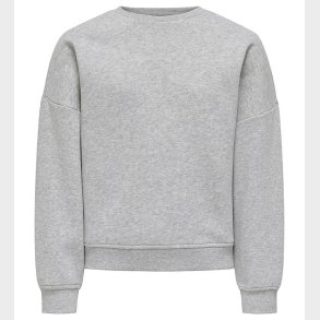 Kids Only Sweatshirt - KogSweat - Noos - Light Grey Melange