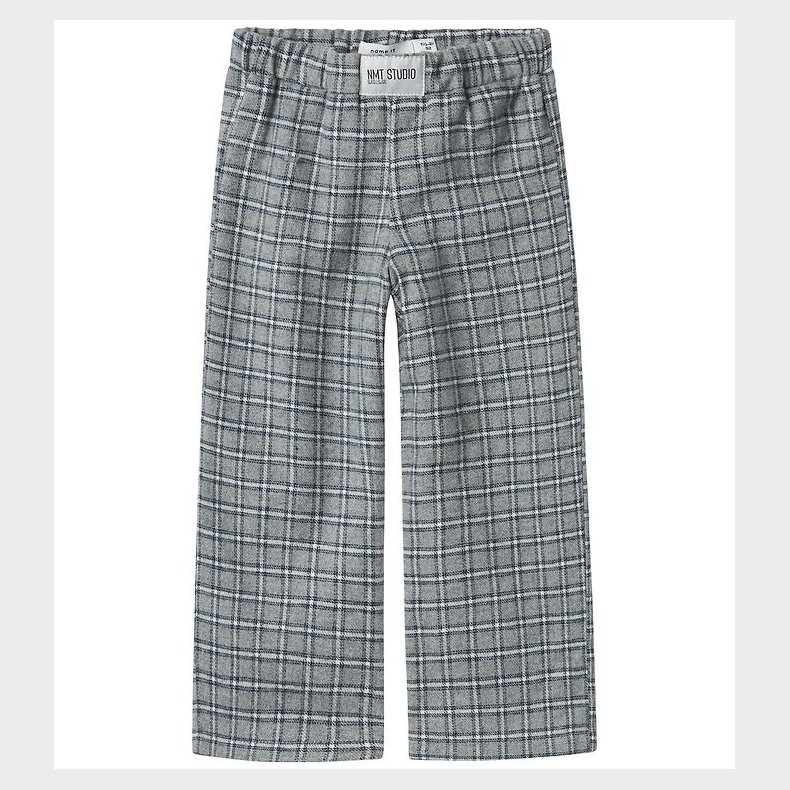 Name It Bukser - NmnStrane - Grey Melange/.