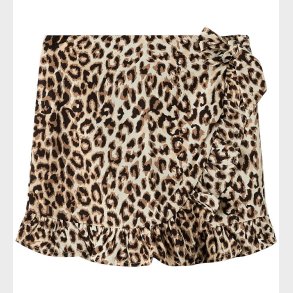 Name It Shorts - NkfVinaya - Black/LEOPARD AOP