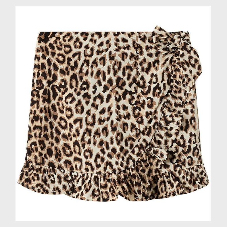 Name It Shorts - NkfVinaya - Black/LEOPARD AOP