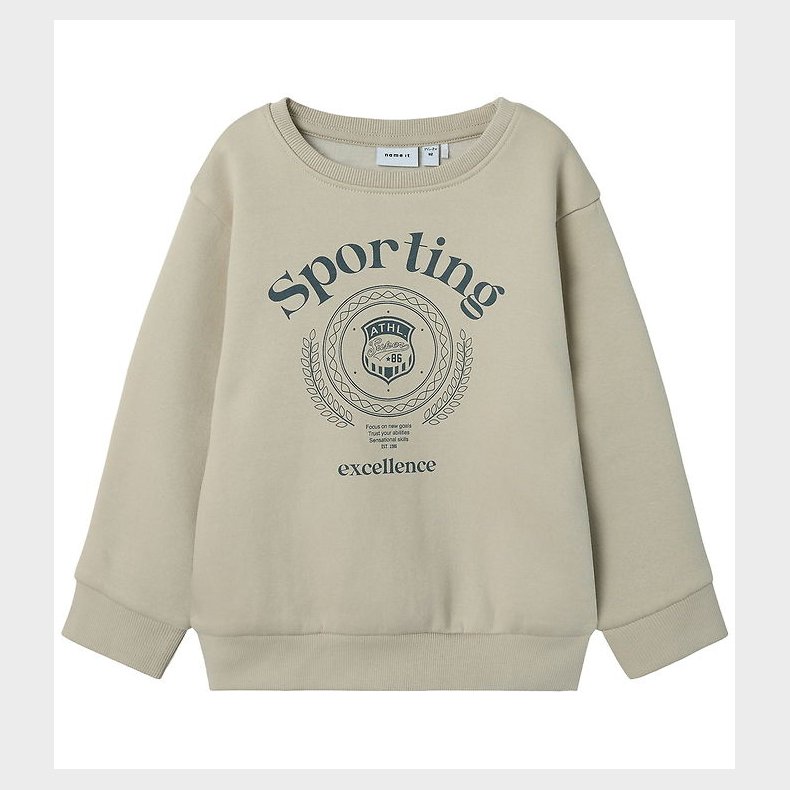 Name It Sweatshirt - NmmDrian - Silver Lining