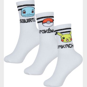 Name It Strmper - 3-Pak - Pokemon - NkmMilton - Bright White/3P