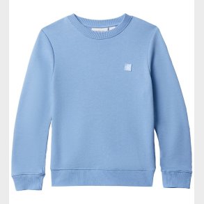Calvin Klein Sweatshirt - Mono Mini Badge - Faded Denimblue