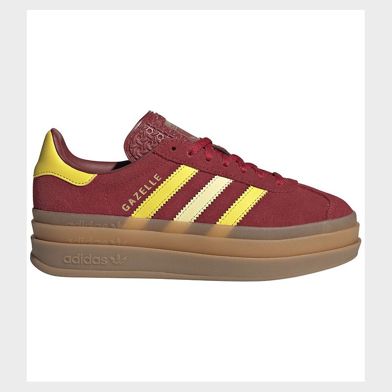 adidas Originals Sko - Gazelle Bold J - Tmvire/Yellow/Goldmt
