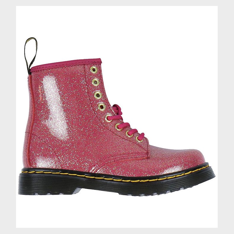 Dr. Martens Stvler - 1460 J - Nebula Glitter - Fuchsia/Silver