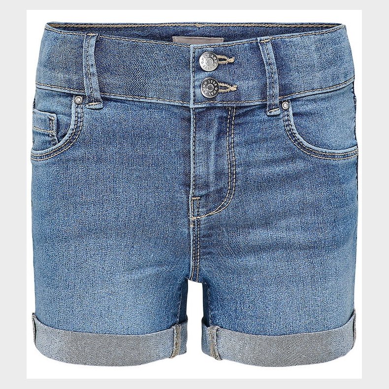 Kids Only Shorts - KogCarmen - Medium Blue Denim