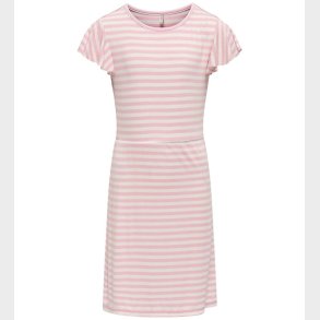 Kids Only Kjole - Rib - KogBelia - Roseate Spoonbill/Cloud Dance