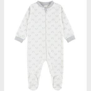 Fixoni Natdragt m. Lynls/Fdder - Grey Melange