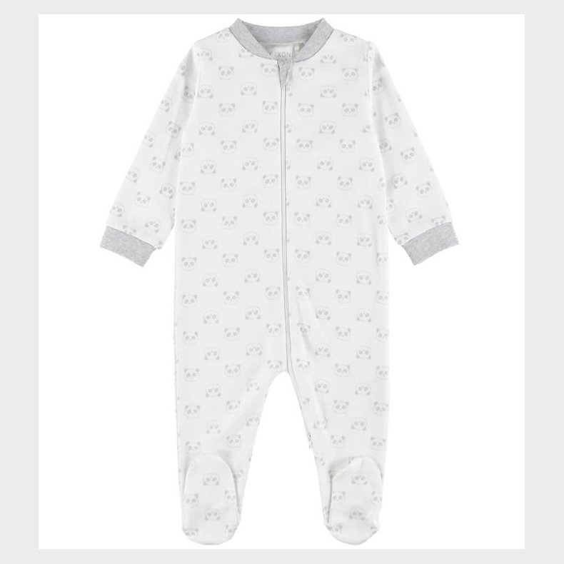 Fixoni Natdragt m. Lynls/Fdder - Grey Melange