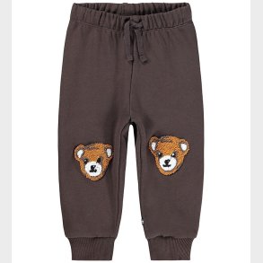 Molo Sweatpants - Simeon - Teddy Friend - Dark Cocoa