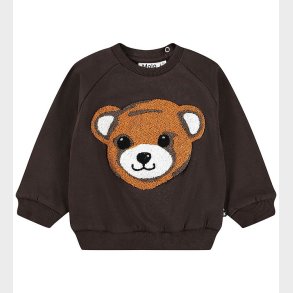 Molo Sweatshirt - Disc - Teddy Friend - Dark Cocoa