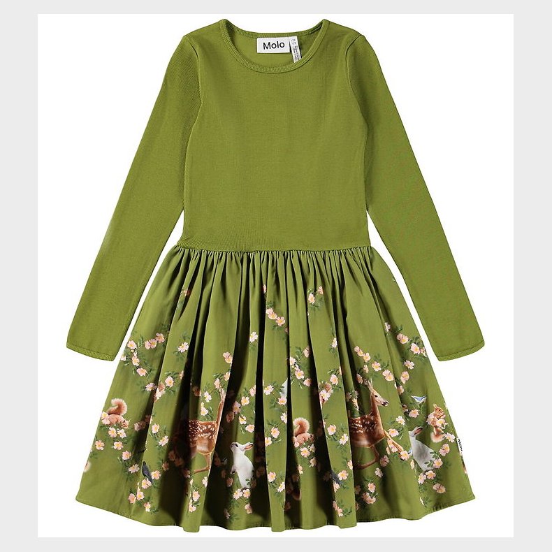 Molo Kjole - Rib - Casie Warm - Argyle Forest