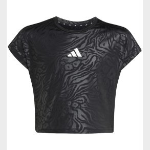 adidas Performance T-shirt - JG PR TEE - BLACK/WHITE