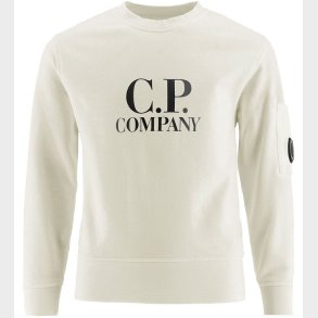 C.P. Company Sweatshirt - Gauze White m. Sort