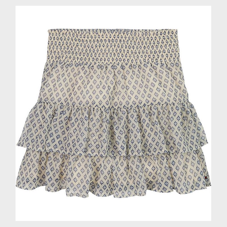 Tommy Hilfiger Nederdel - Geo Pattern - Desert Sand Dune