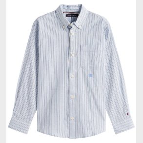 Tommy Hilfiger Skjorte - Multi Stripe - Breezy Blue