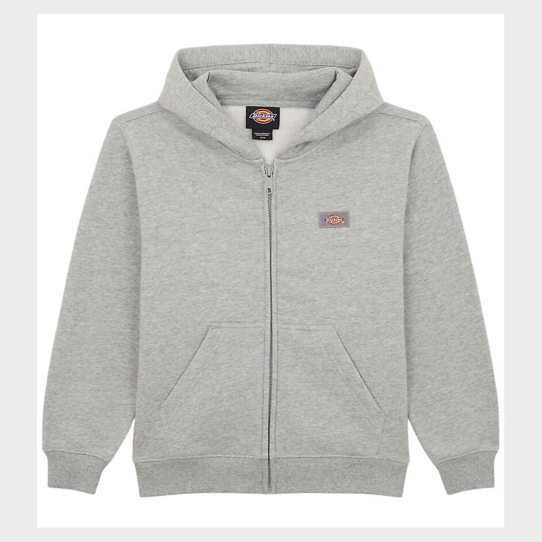 Dickies Cardigan - Oakport - Heather Gray m. Logo