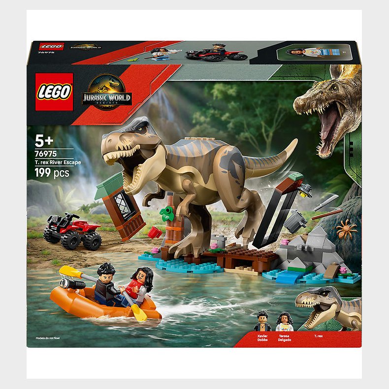 LEGO® Jurassic World - B�dflugt fra T. Rex 76975 - 199 Dele