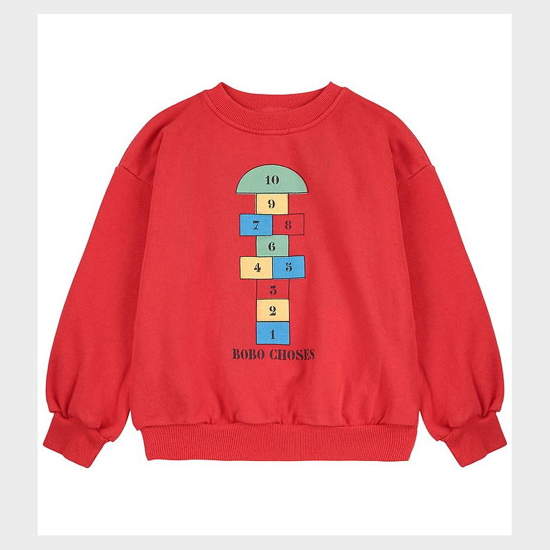 Bobo Choses Sweatshirt - Hopscotch - R�d