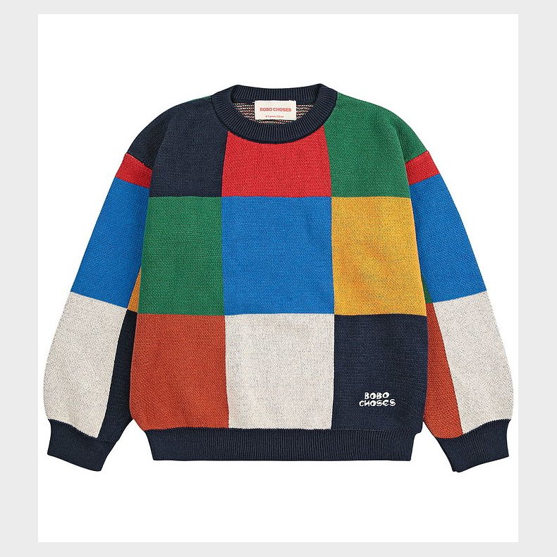 Bobo Choses Bluse - Strik - Multicolor Tiles