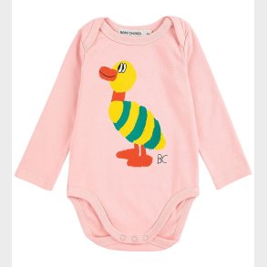 Bobo Choses Body l/ - Stripped Duck - Light Pink