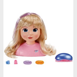 Baby Born Sminkehoved m. Tilbehr - Carla