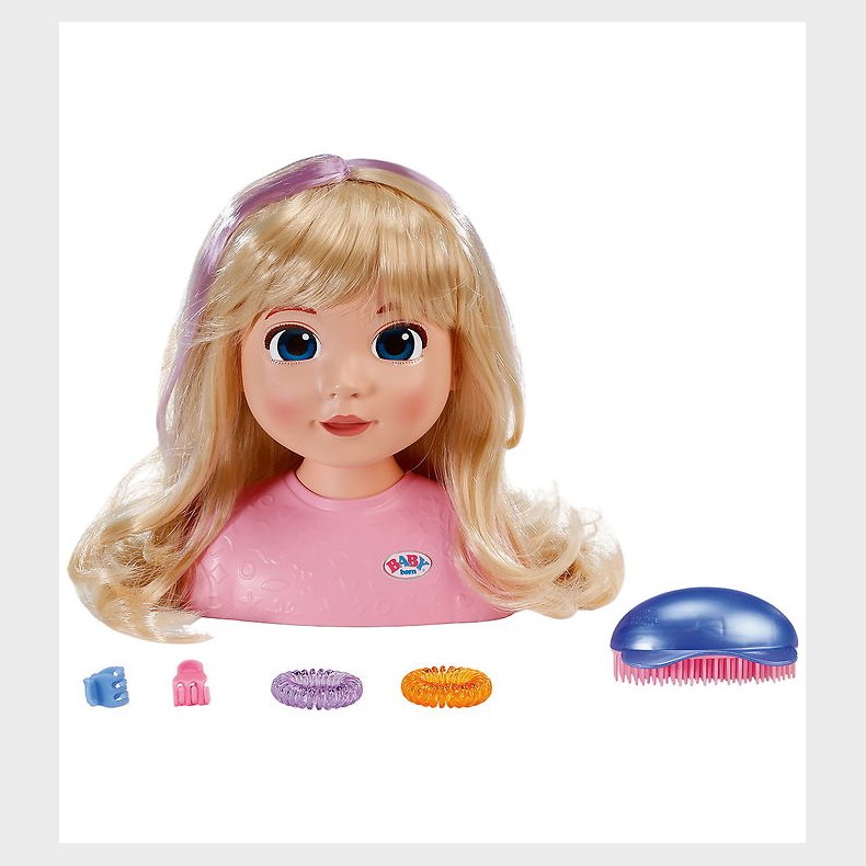 Baby Born Dukkehoved m. Tilbeh�r - Carla