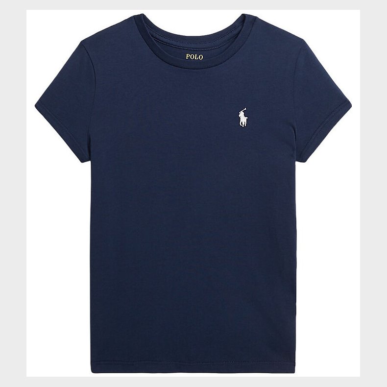 Polo Ralph Lauren T-shirt - Newport Navy m. Hvid