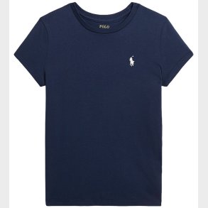 Polo Ralph Lauren T-shirt - Newport Navy m. Hvid