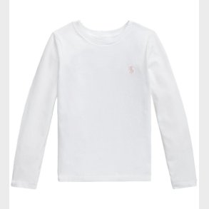 Polo Ralph Lauren Bluse - Hvid/Pink