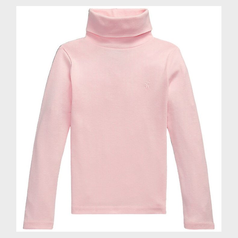 Polo Ralph Lauren Bluse m. Rullekrave - Hint of Pink