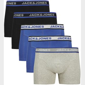Jack & Jones Boxershorts - 5-Pak - JacChristian - Black/Light Gr
