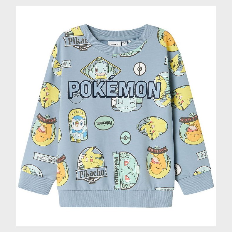 Name It Sweatshirt - NmmJazy - Pokemon - Dusty Blue