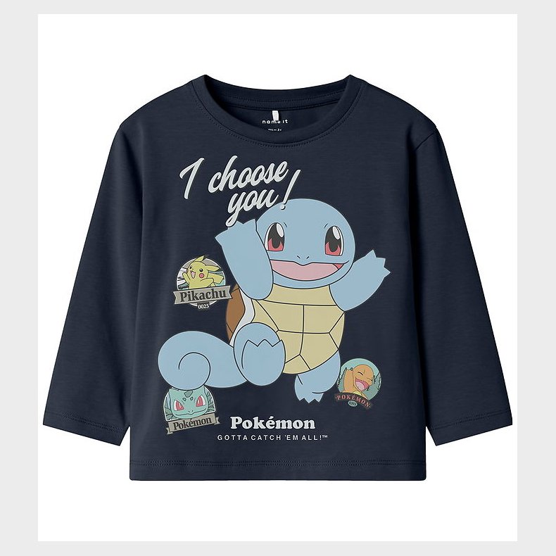 Name It Bluse - NmmJumbo - Pokemon - Navy Blazer