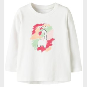 Name It Bluse - NmfVix - Bright White/Cool Dino