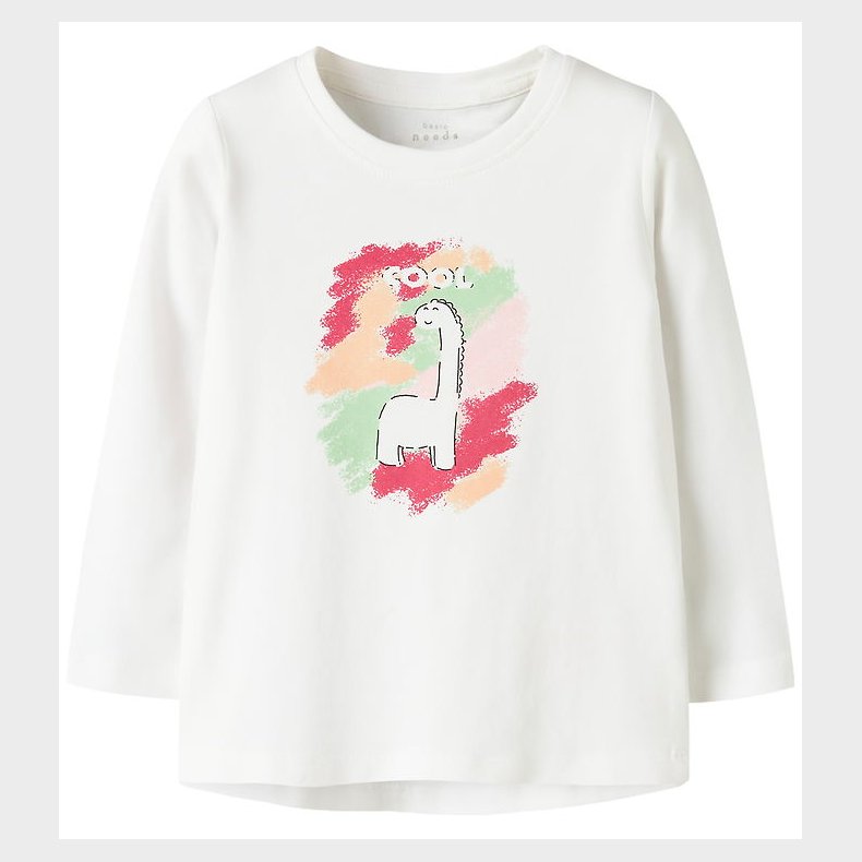 Name It Bluse - NmfVix - Bright White/Cool Dino