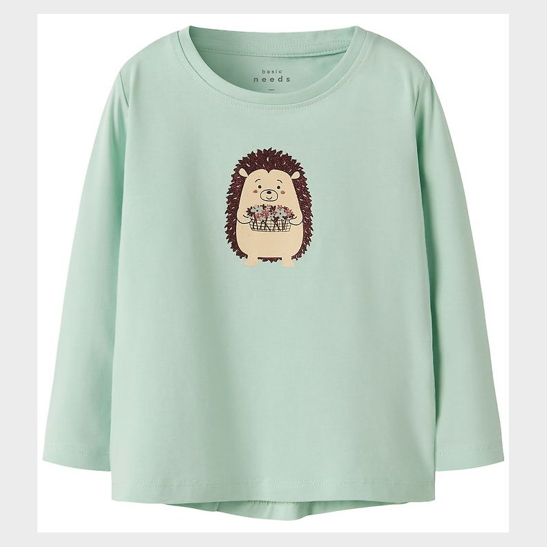 Name It Bluse - NmfVix - Gossamer Green/Tiny Hedgehog